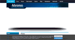 Desktop Screenshot of adoramus.pl